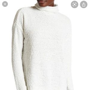 Size 1X Light Gray Popcorn Sweater